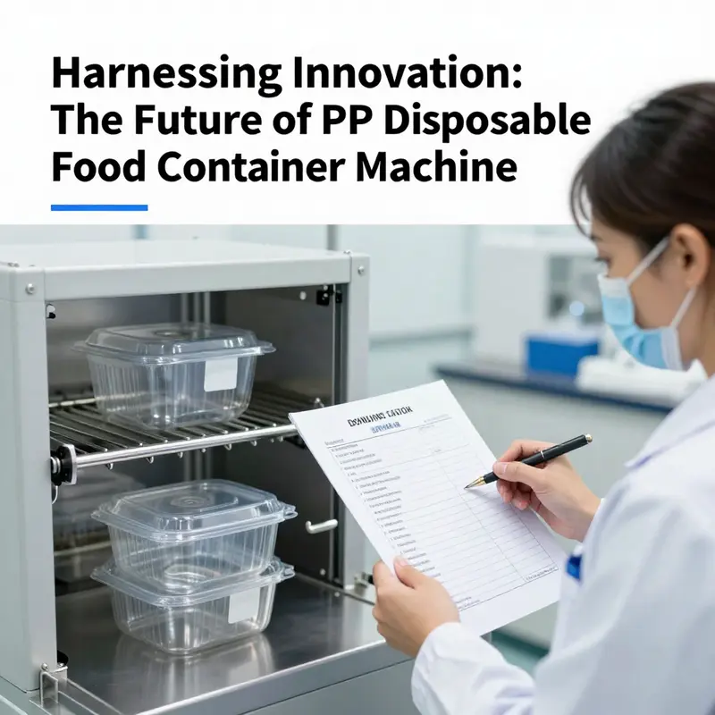 Advanced technology in action within the PP plastic disposable food container machine, showcasing its design and functionality.