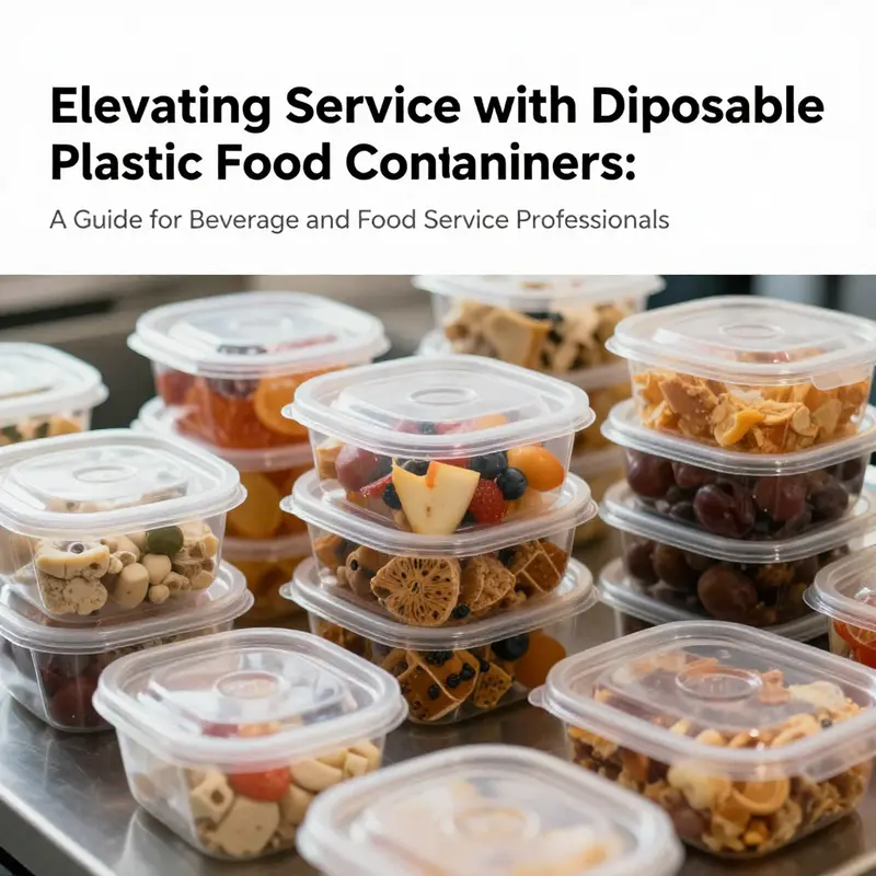 An infographic displaying the material composition of disposable plastic food containers with lids.