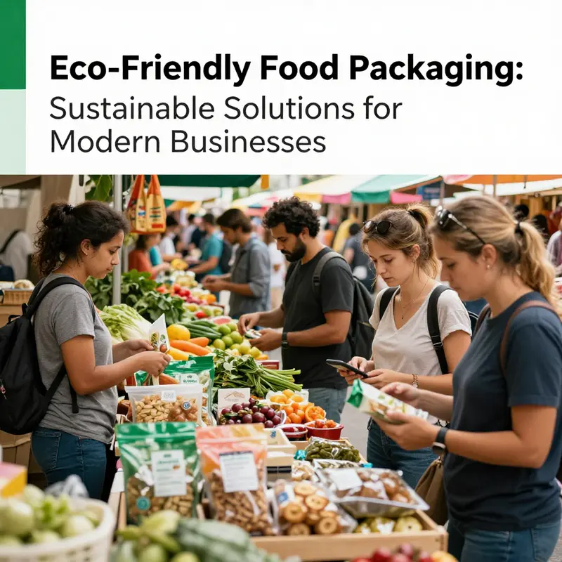 Showcasing diverse innovative materials used in eco-friendly packaging bags for food.