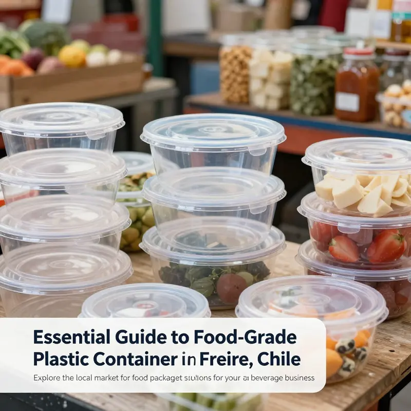 Variety of food-grade plastic containers displayed in an appealing manner, showcasing options for food and beverage service.