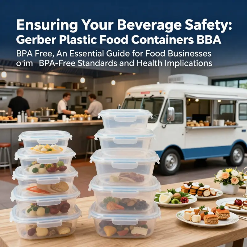 Different food service environments showcasing Gerber BPA-Free containers in use.