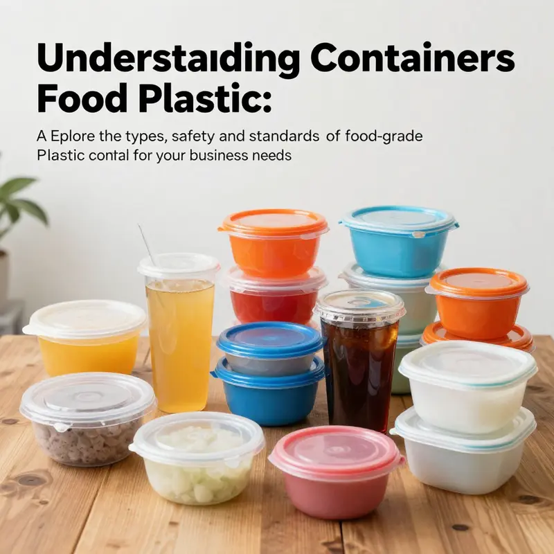 A colorful collection of beverage and food packages made from various food-safe plastics, arranged on a table.