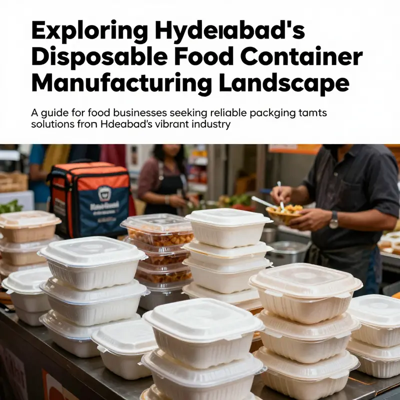 A diverse array of disposable food containers in use at various food settings in Hyderabad, showcasing their adaptability.