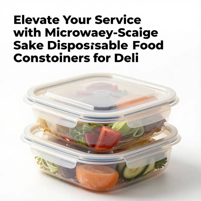 An array of microwave-safe disposable containers, demonstrating their versatility and safety features.