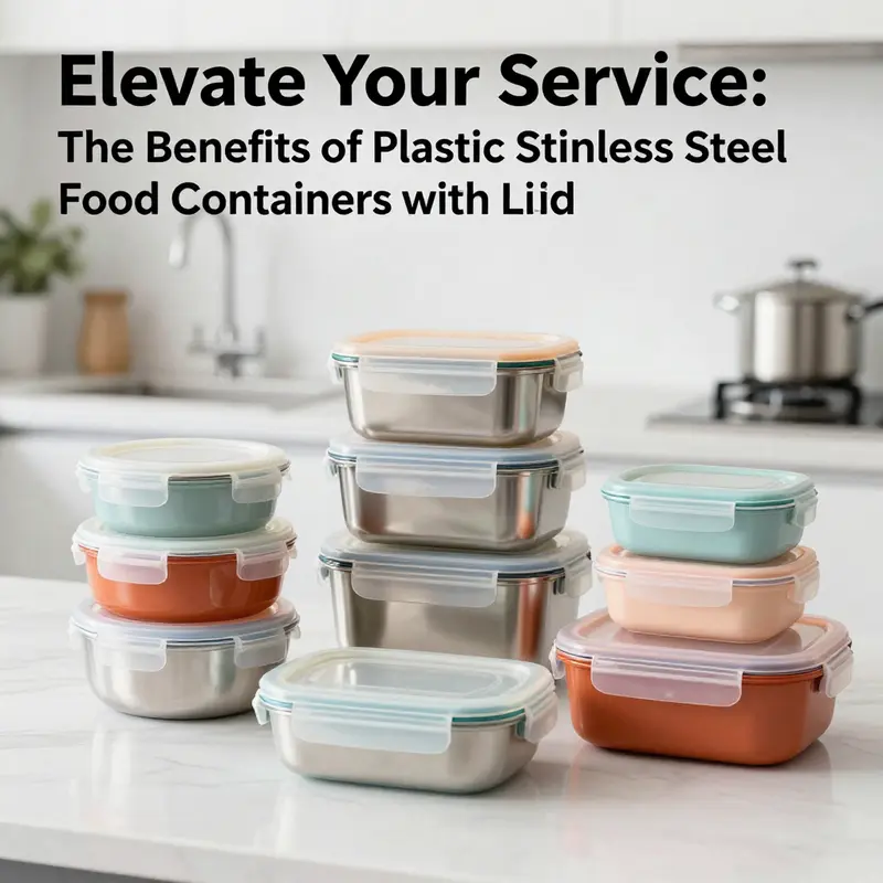 High-quality stainless steel food containers designed for safety and performance.