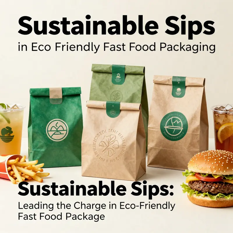 Showcasing innovative materials that enhance the durability and performance of eco-friendly fast food packaging.