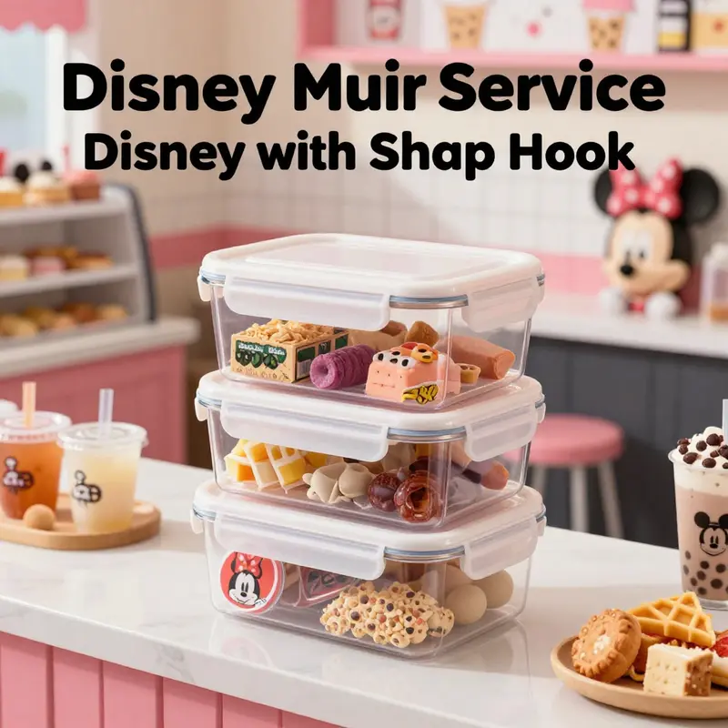 The charming design of the Disney Minnie Mouse Snap Lock Plastic Food Storage Container emphasizes both fun and functionality.