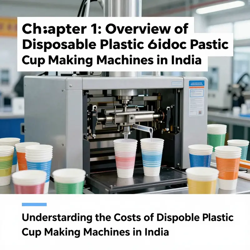 A glimpse into the manufacturing process of disposable plastic cups in India.