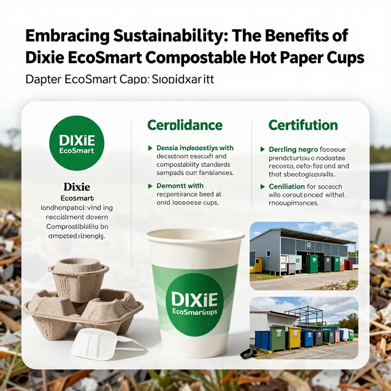 Dixie EcoSmart Cups made from recycled materials, embodying sustainability.