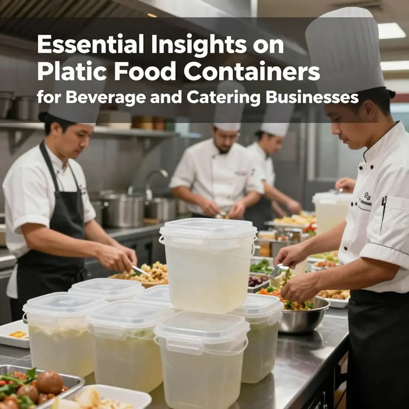 Different sizes and colors of plastic bulk food containers emphasizing material safety standards.