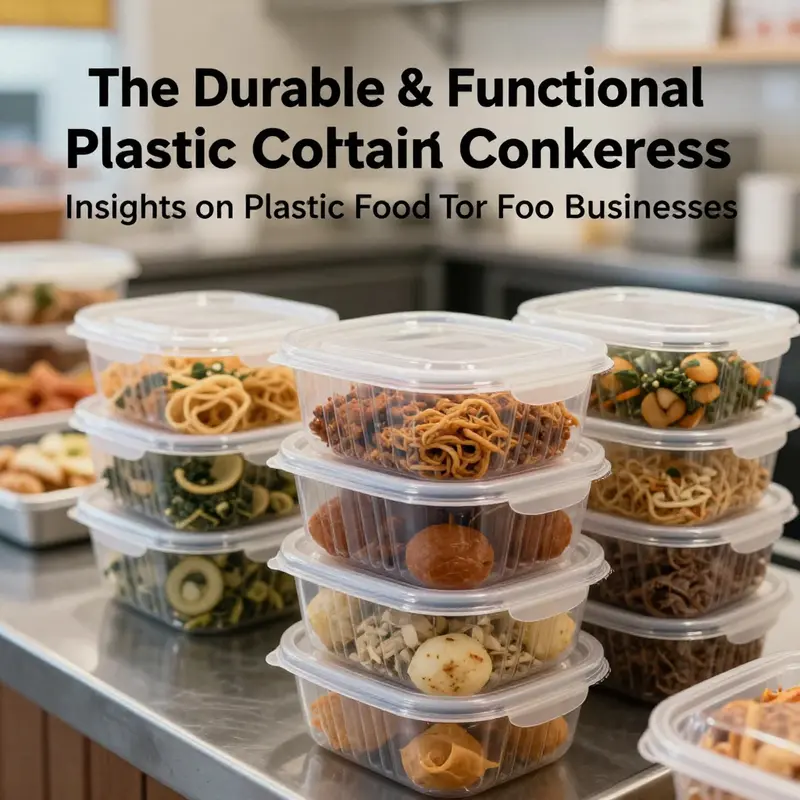 Vibrant eco-friendly food containers highlighting sustainable options for your takeaway needs.