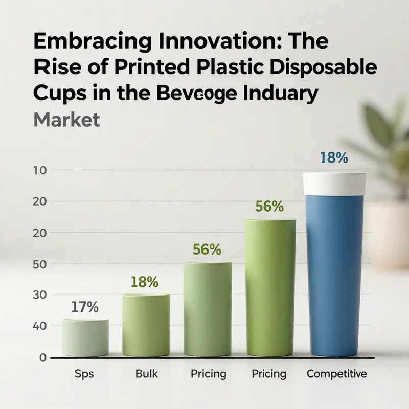 A collection of customizable printed plastic cups that highlight diverse branding opportunities in the beverage sector.