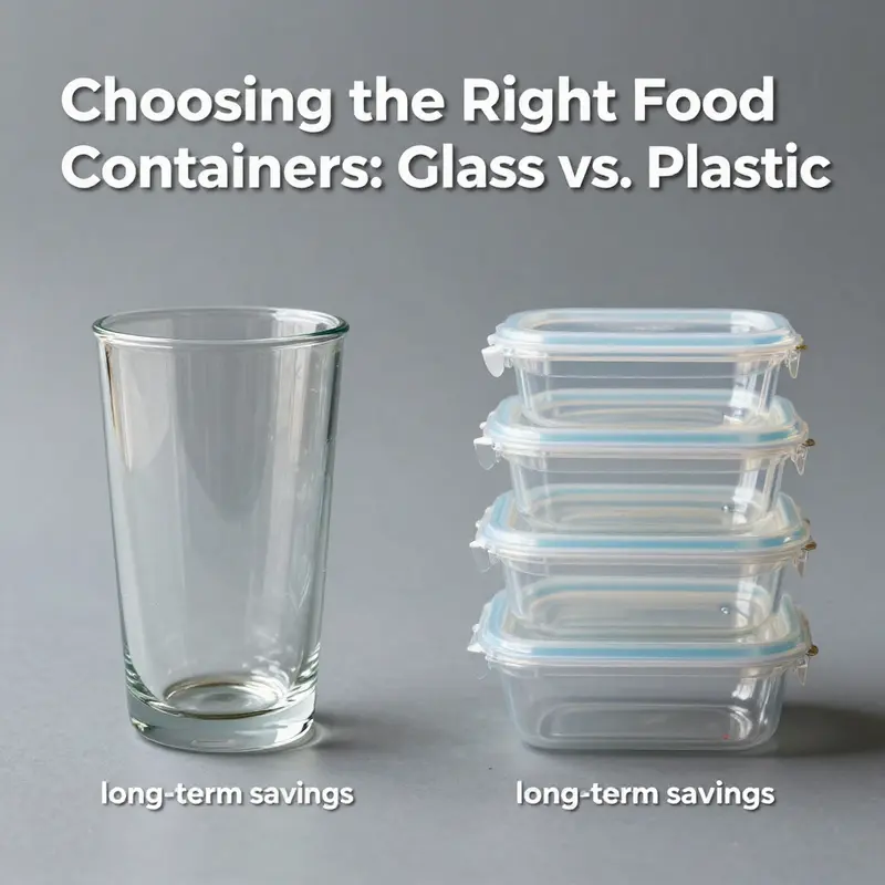 An assortment of sleek glass food containers highlighting their aesthetic appeal and practicality.