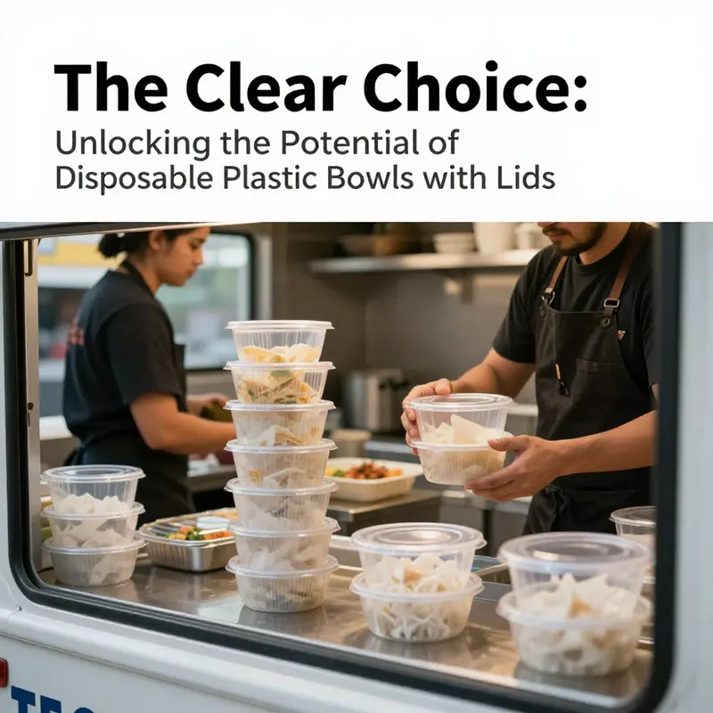 A display of different clear plastic bowls, demonstrating the materials used and their practical applications.