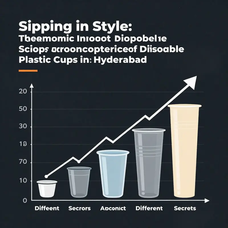 A glimpse into the manufacturing processes driving the growth of disposable plastic cup production in Hyderabad.
