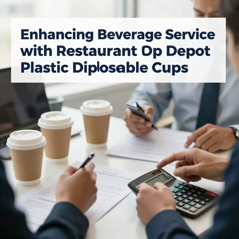 Diverse range of plastic disposable cups available at Restaurant Depot suitable for various beverage services.