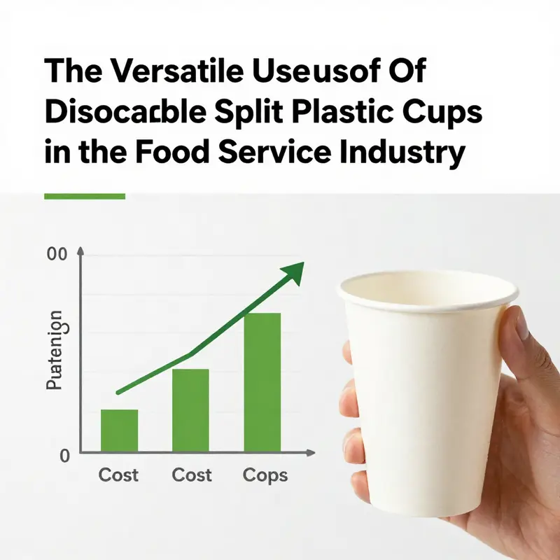 Disposable split plastic cups in action at a lively bubble tea shop, highlighting their multi-functional use for drinks and condiments.