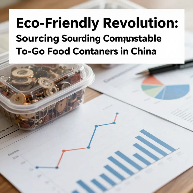 A bustling market illustrating the demand and variety of compostable to-go food containers available from wholesalers in China.