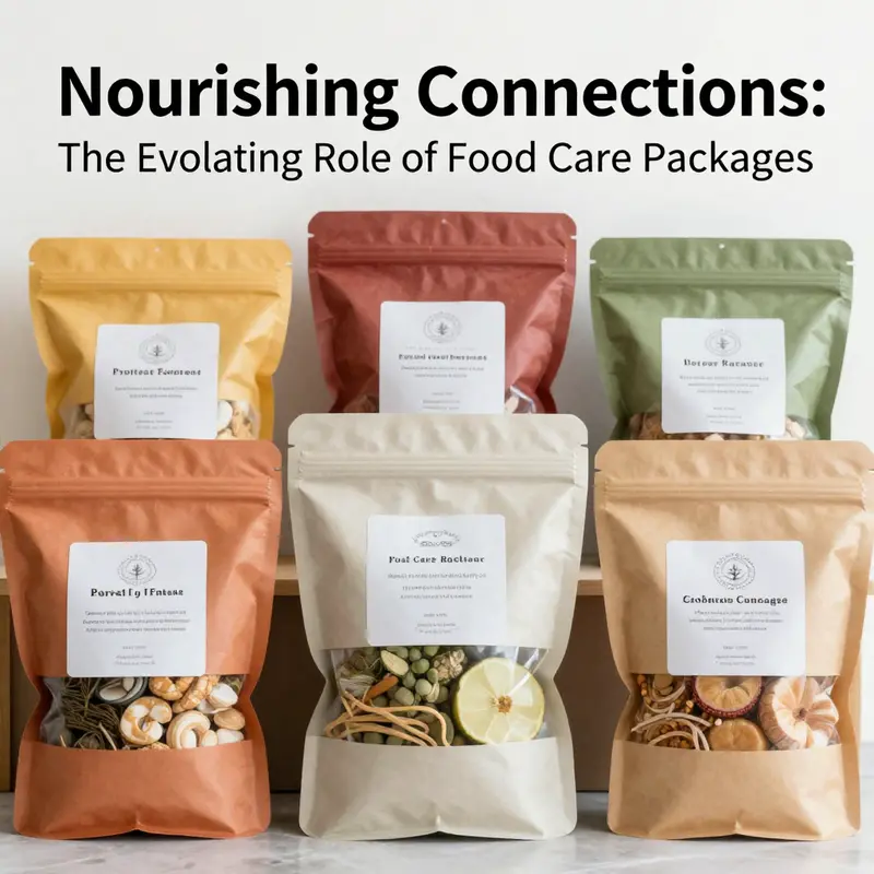 Thoughtfully designed food care packages serve as emotional support during difficult times.