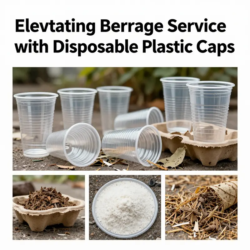 A variety of disposable plastic cups made from different materials, showcasing their unique designs and applications.