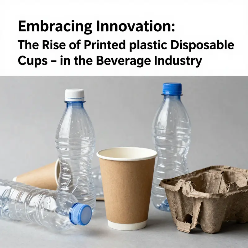 A collection of customizable printed plastic cups that highlight diverse branding opportunities in the beverage sector.