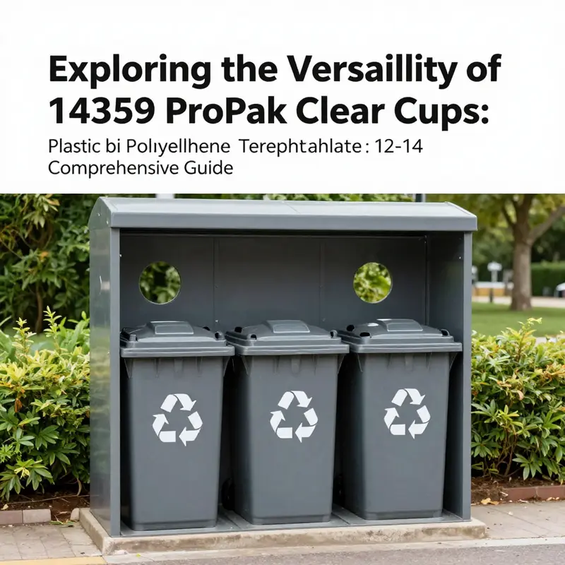 Showcasing the clarity and durability of 14359 ProPak PET cups.