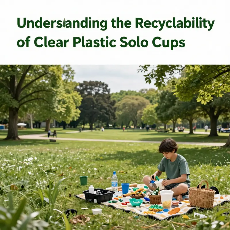 Challenges faced by clear plastic solo cups in the recycling process.