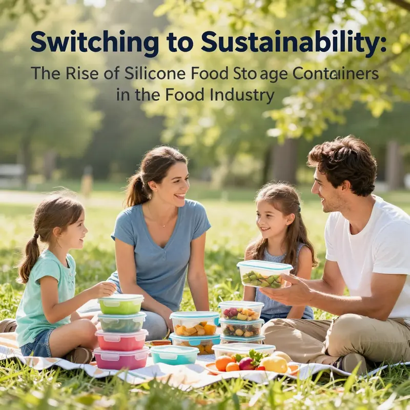 Silicone containers offer a safe, non-toxic storage solution that maintains food freshness.