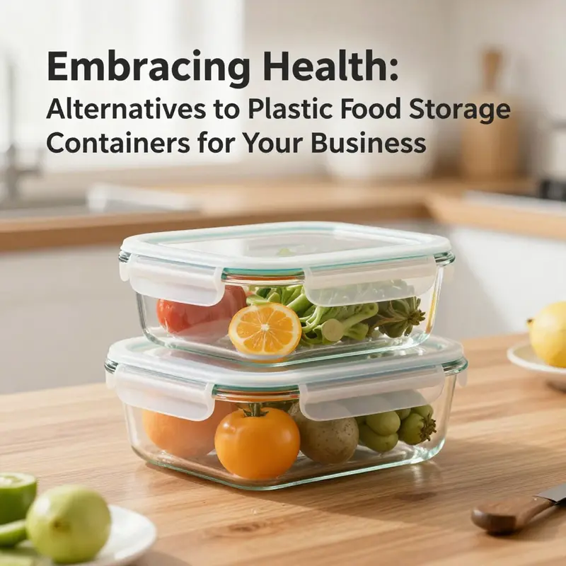 Glass food storage containers are stylish and safe for preserving food quality.