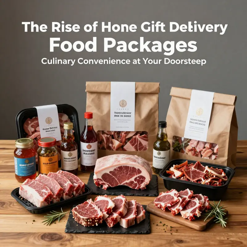 Gourmet meat gift packages offer premium options for celebrations and special occasions.