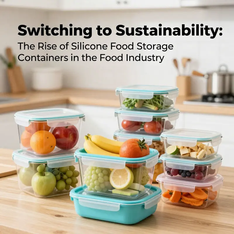 Silicone containers offer a safe, non-toxic storage solution that maintains food freshness.
