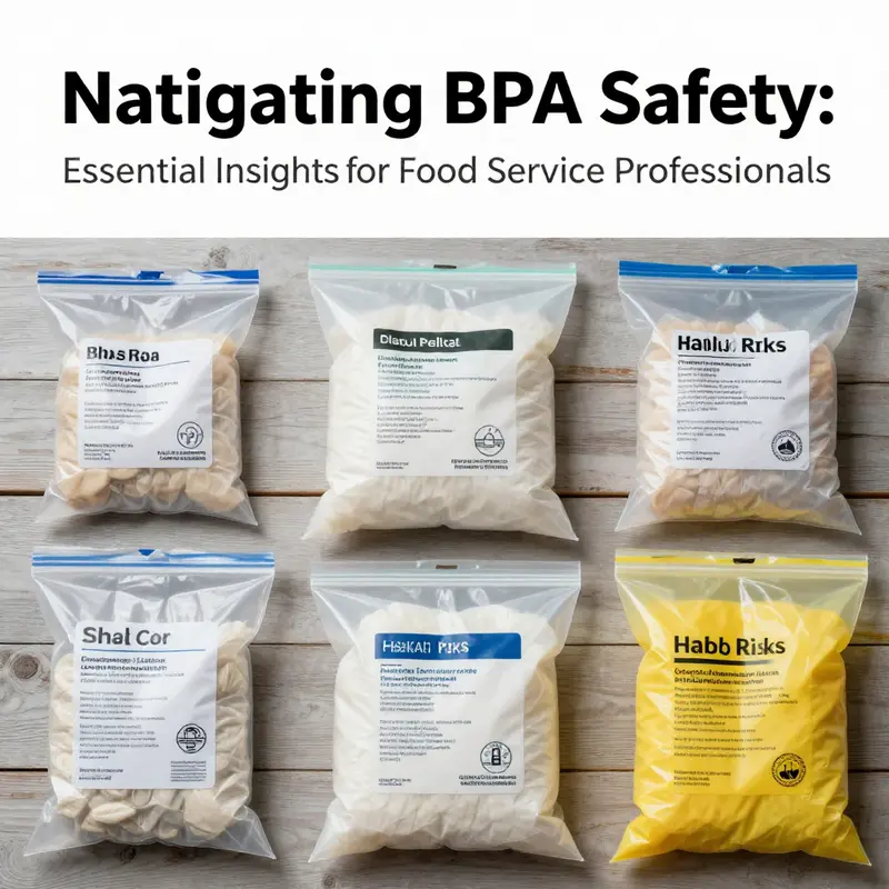 An infographic explaining BPA and its relevance to plastic food storage bags.