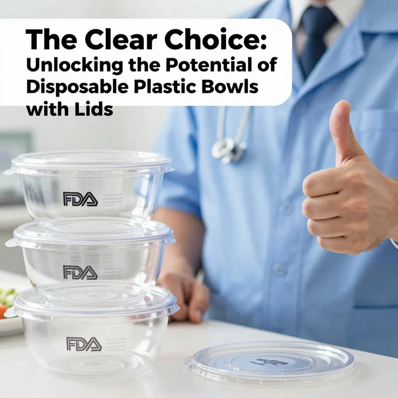 A display of different clear plastic bowls, demonstrating the materials used and their practical applications.