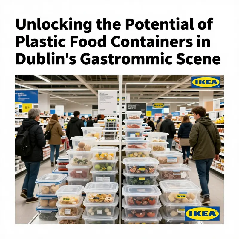 IKEA Ireland offers a diverse range of plastic food storage containers, popular among Dublin residents.
