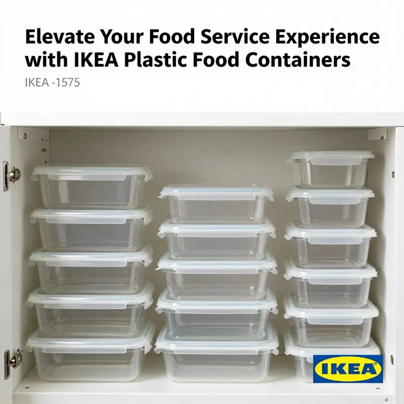 Showcasing IKEA’s 365+ plastic food containers in a functional kitchen environment.