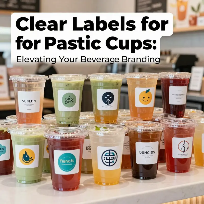 Clear labels enhance the marketing power of beverage products through appealing designs and vital information.