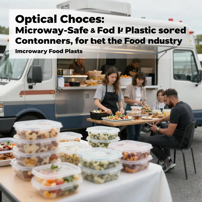 Examining the safety and performance attributes of microwave-safe food plastic containers.