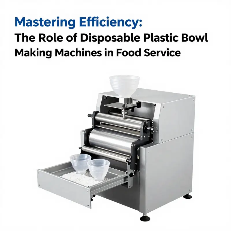 User-friendly control panel of a disposable plastic bowl making machine showcasing advanced technology.