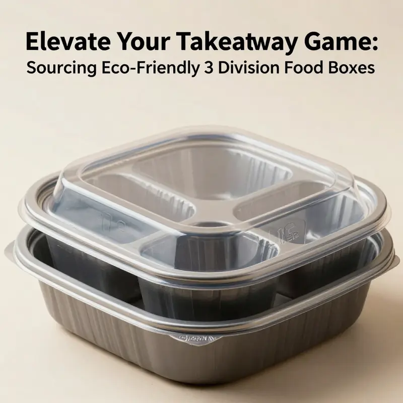 Navigating Alibaba’s platform to source large 3-division takeaway food boxes.