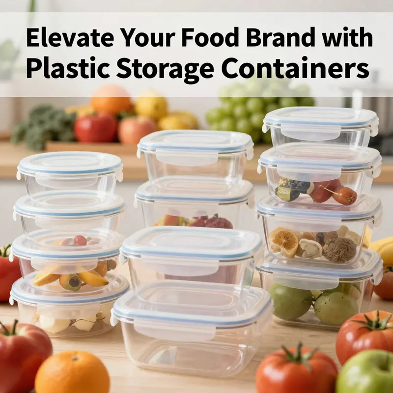 An array of food storage containers highlighting their design and safety features.