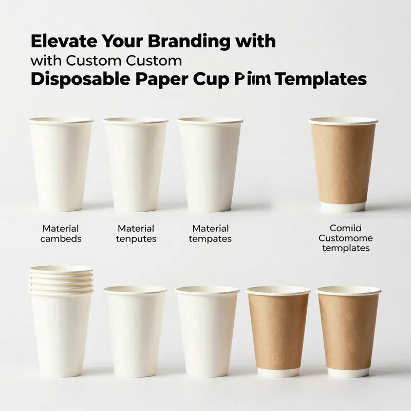 A vibrant showcase of disposable paper cup designs that reflects today’s market dynamics and customization trends.