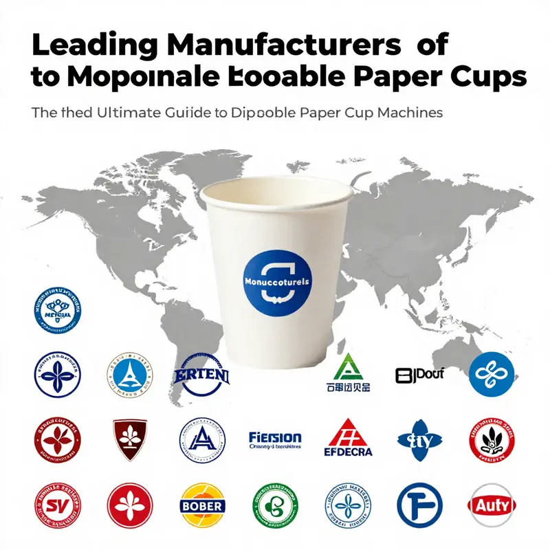 A state-of-the-art paper cup machine efficiently producing disposable cups.