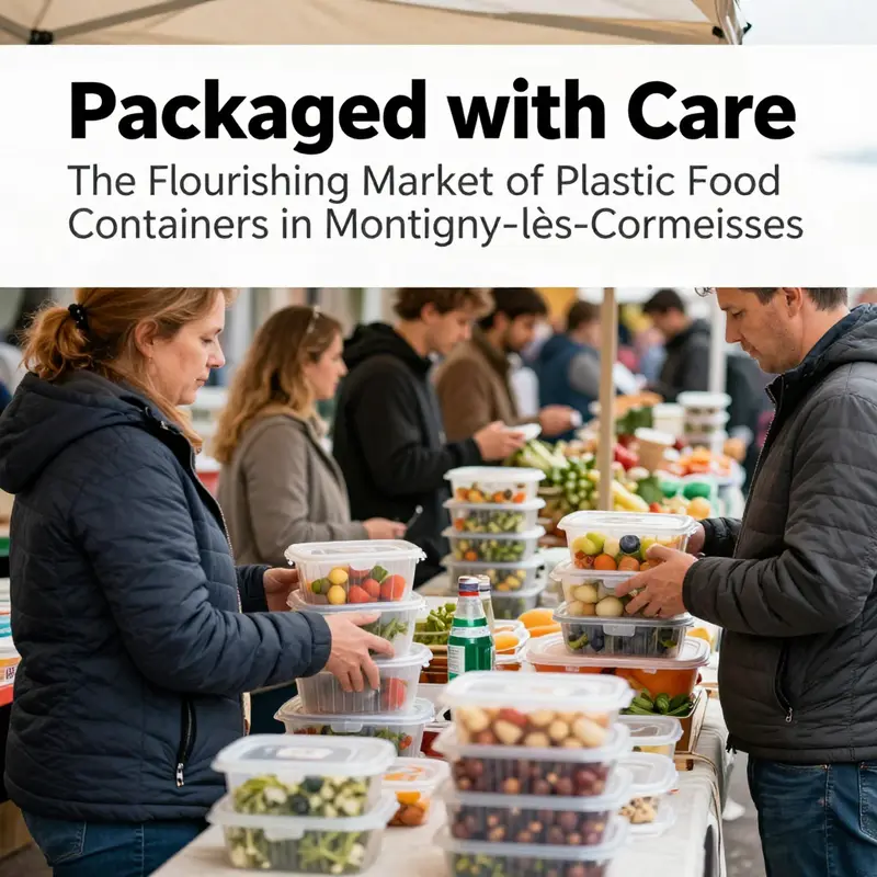 The vibrant industry of plastic food packaging in Montigny-lès-Cormeilles, showcasing modern manufacturing processes.