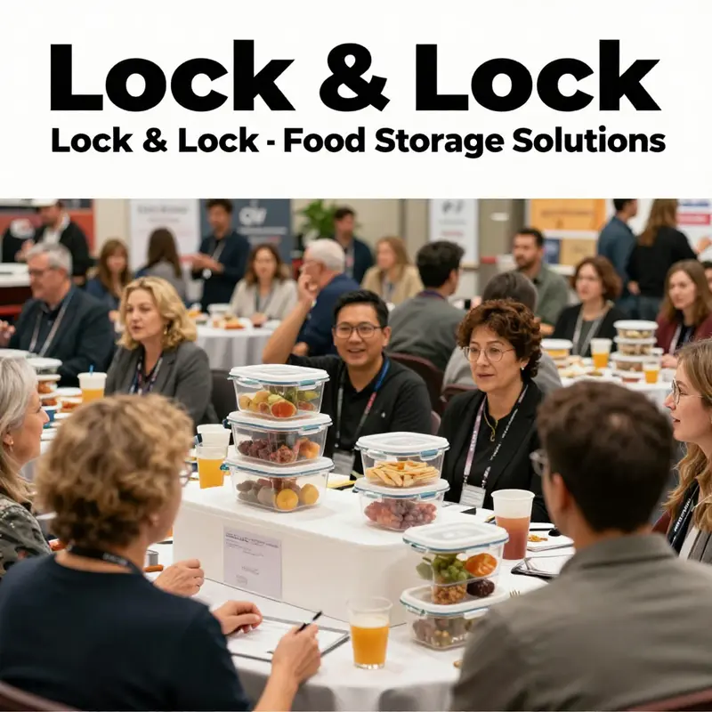 An array of Lock & Lock airtight food storage containers displaying variety and functionality.
