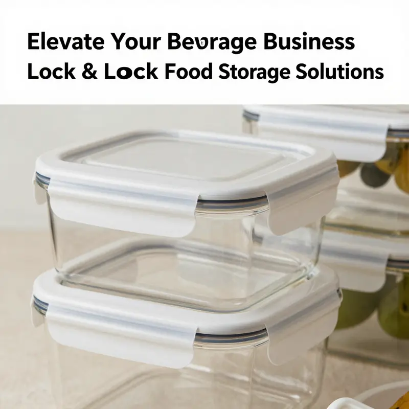 An array of Lock & Lock airtight food storage containers displaying variety and functionality.