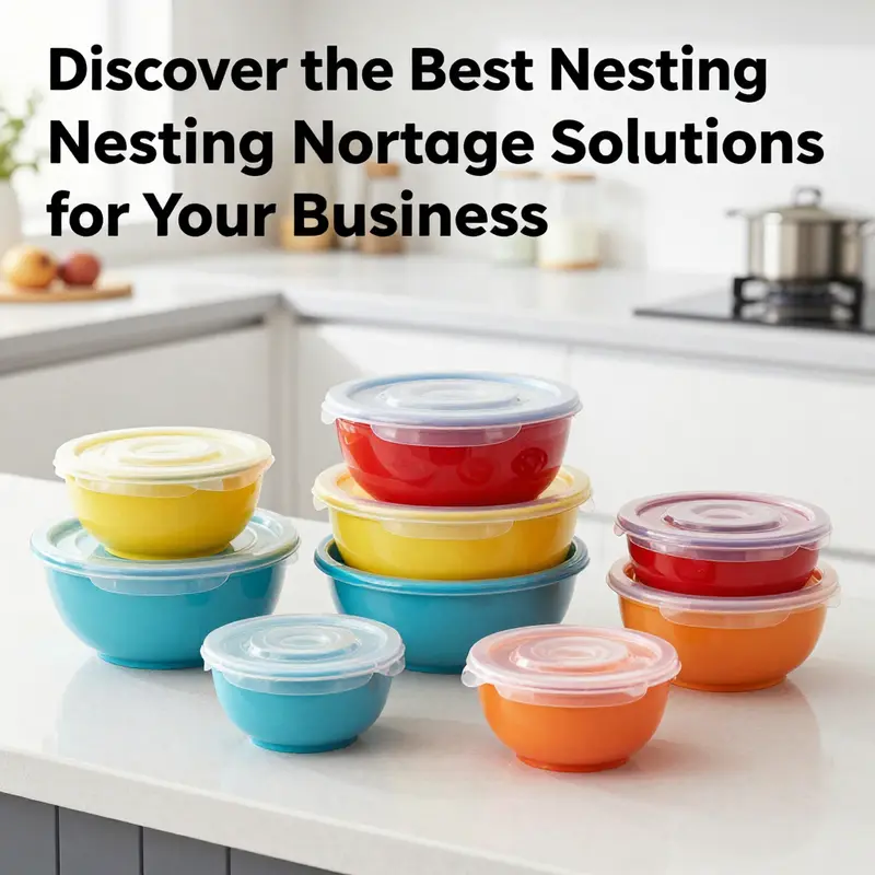 Mainstays Nonslip Nesting Plastic Assorted Mixing Bowl Set displayed in a modern kitchen environment.