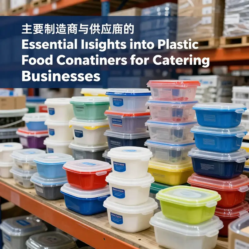 A variety of plastic food containers highlighting the competitive landscape among manufacturers.