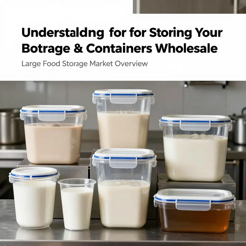 A variety of large food storage containers showcasing their practical applications in food service environments.