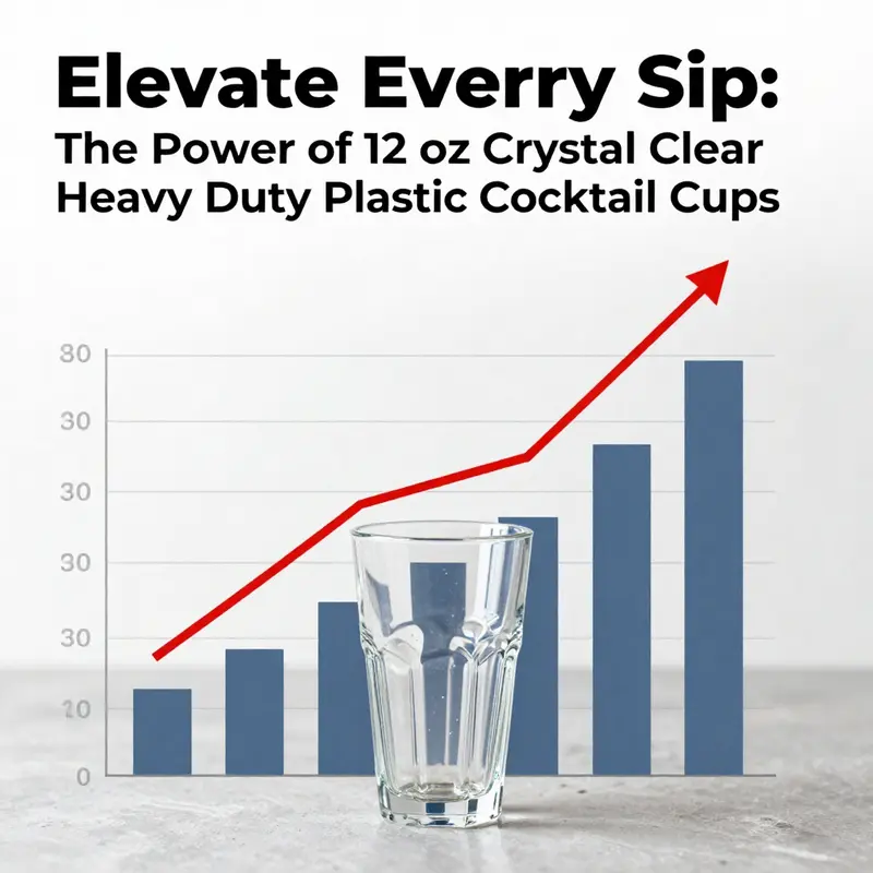 Crystal clear heavy duty plastic cocktail cups demonstrating quality and vibrant beverage presentation.