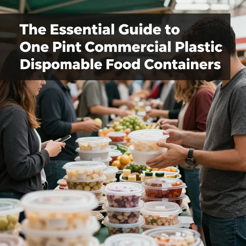 A diverse selection of one pint disposable food containers demonstrating their versatile applications for different food items.